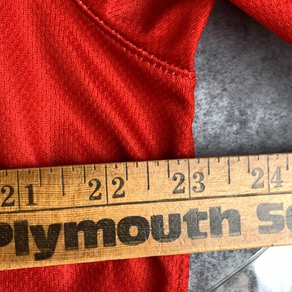 Texas Tech Red Raiders Baseball Jersey Men Large Red #9 Under Armour Team Issued - Picture 8 of 14